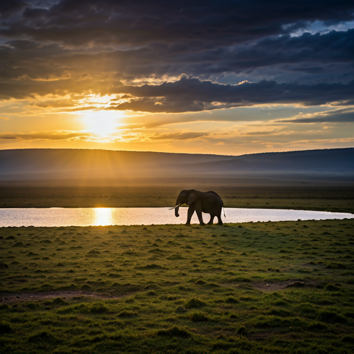 Dramatic wide-angle shot of hundreds of wildebeest crossing the Mara River, white water spray, crocodiles lurking, cinematic golden hour lighting